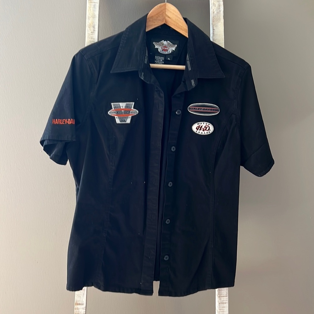 Harley Davidson button up